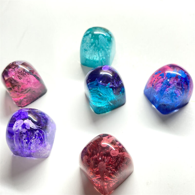 Dropshipping DOM Resin Keycaps Artisan ESC Keycap for Cherry MX Switch Mechanical Gaming Keyboard Zen Pond